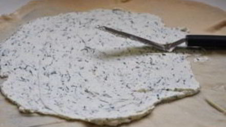 Рецепт тонких лепешек с зеленью