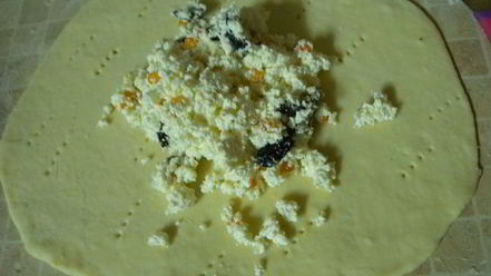 Рецепт творожных лепешек с творогом и икрой