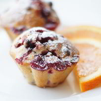 Апельсиново-ягодные маффины Фитнес