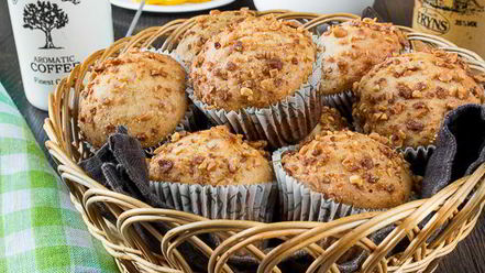 Рецепт бананова-арахисовых маффины