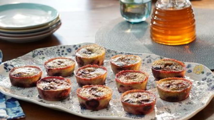 Рецепт бананова-вишневых маффины