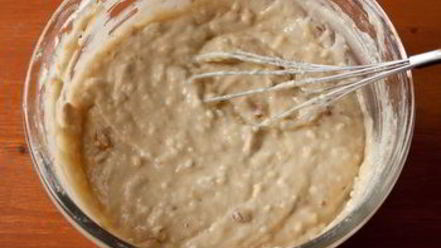 Рецепт банановых маффинов с кокосом и грецкими орехами