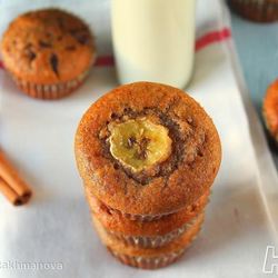 Рецепт Банановых маффинов с корицей