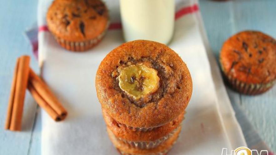Рецепт банановых маффинов с корицей