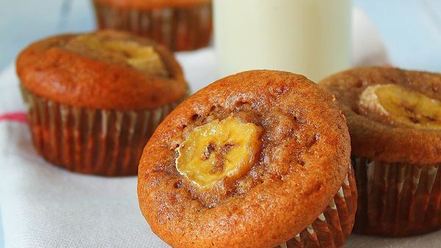 Рецепт банановых маффинов с корицей