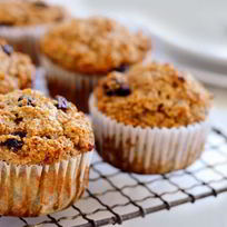 Рецепт Домашних овсяных маффинов с изюмом