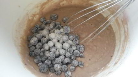 Рецепт йогуртовых маффинов с черной смородиной