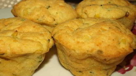 Рецепт картофельных маффинов с грибной начинкой