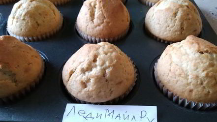 Рецепт маффинов банановых