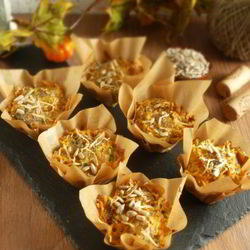 Рецепт Маффинов из тыквы, творога и семечек