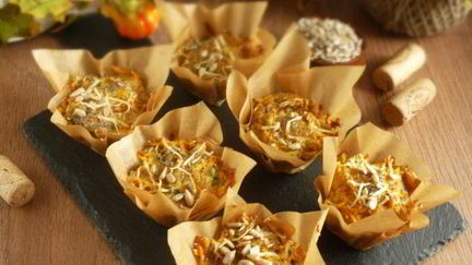 Рецепт Маффинов из тыквы, творога и семечек