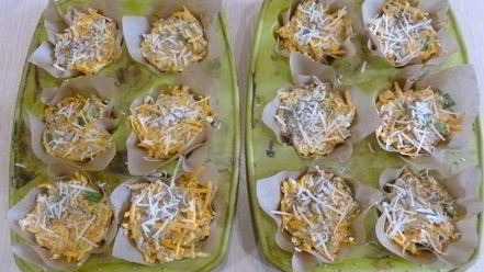 Рецепт маффинов из тыквы, творога и семечек