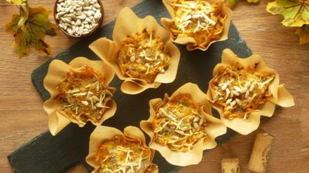 Рецепт маффинов из тыквы, творога и семечек