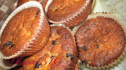 Рецепт маффинов с черникой