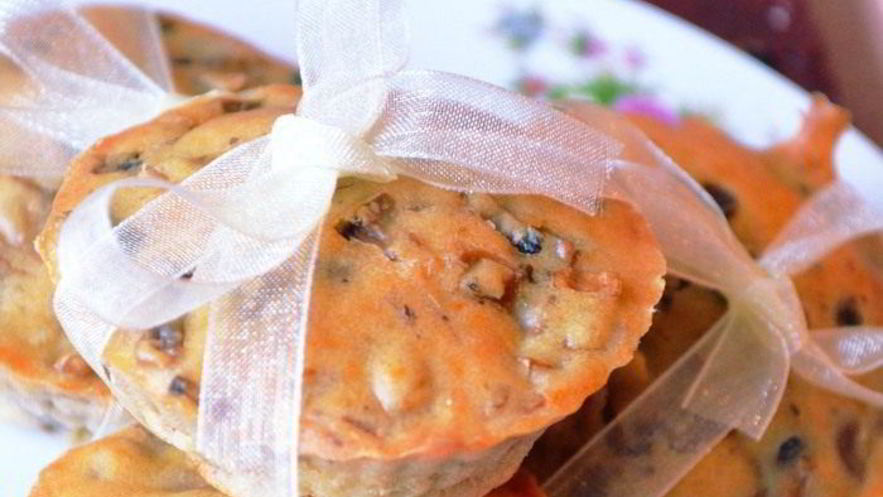 Рецепт маффинов с грибами и сыром чеддер