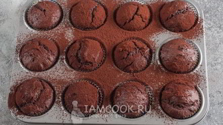 Рецепт маффинов с какао