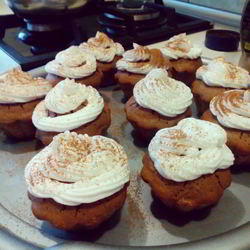 Рецепт Маффинов с корицей, изюмом и орехами