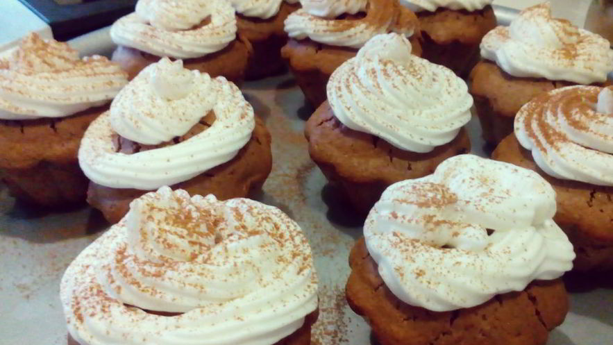 Рецепт маффинов с корицей, изюмом и орехами