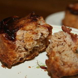 Рецепт Маффинов с персиками, корицей и мускатным орехом