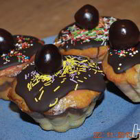 Маффины с шоколадом