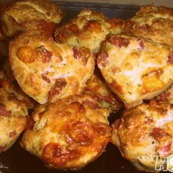 Рецепт Маффинов с сыром и ветчиной