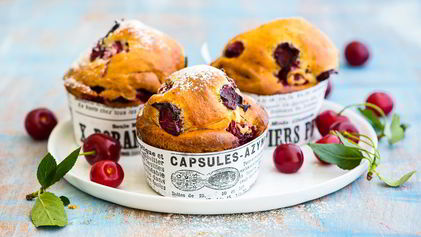 Рецепт Маффинов с вишней