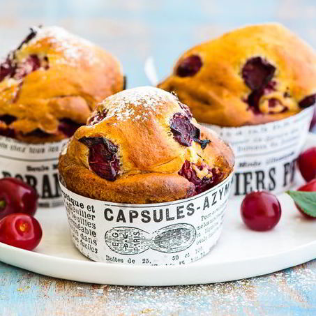 Рецепт Маффинов с вишней