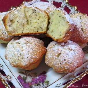 Рецепт Маковых маффинов с лимонным соком
