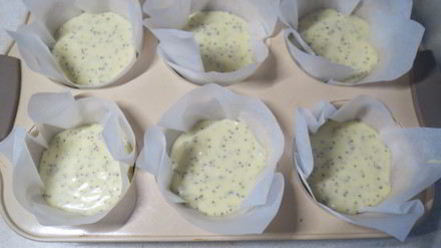 Рецепт маковых маффинов с лимонным соком