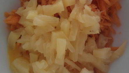 Рецепт морковных маффинов с макадамией и ананасом