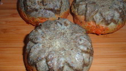 Рецепт печеночно-овощных маффины