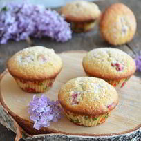 Рецепт Ревенно-кокосовых маффины