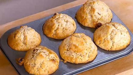 Рецепт ромовых маффинов с изюмом