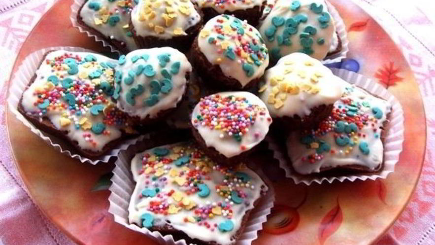 Рецепт шоколадна-ореховых маффины