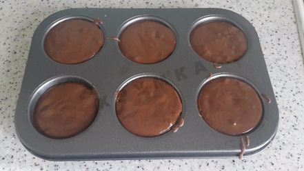 Рецепт шоколадных маффинов с какао и изюмом