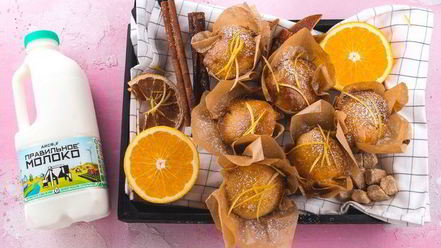 Рецепт цитрусовых маффинов