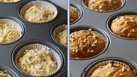 Рецепт ванильно-морковных маффины