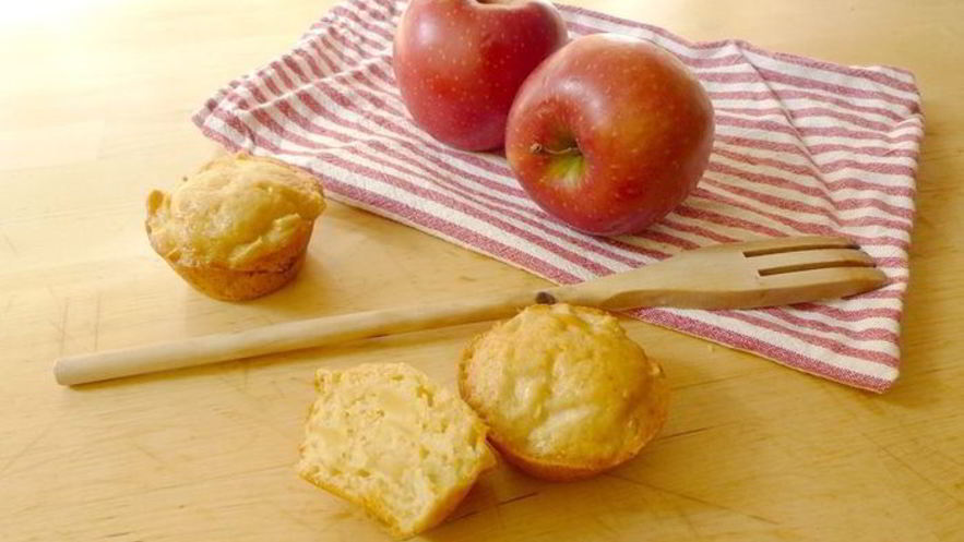 Рецепт яблочных маффинов с изюмом