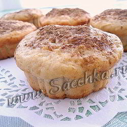 Рецепт Яблочных маффинов с корицей