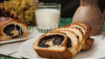 Рецепт макового дрожжевого рулета