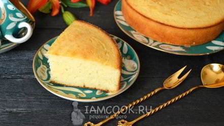 Рецепт классического манника на кефире без муки