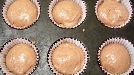 Рецепт маффина-манника шоколад в шоколаде