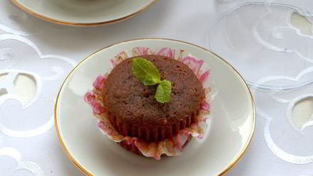 Рецепт маффина-манника шоколад в шоколаде