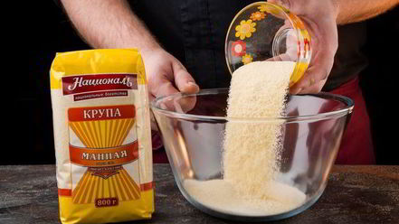 Рецепт манника клюква в шоколаде