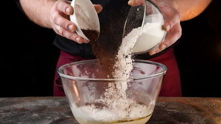 Рецепт манника клюква в шоколаде