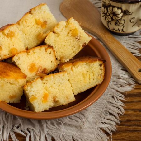 Рецепт Манника на кефире без яиц