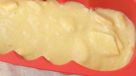 Рецепт манника на кефире с яблоками