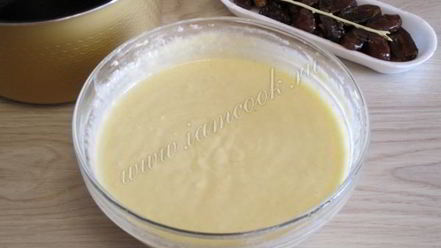 Рецепт манника на кефире в мультиварке