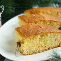 Рецепт Манника на молоке без яиц