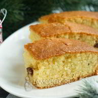 Рецепт Манника на молоке без яиц